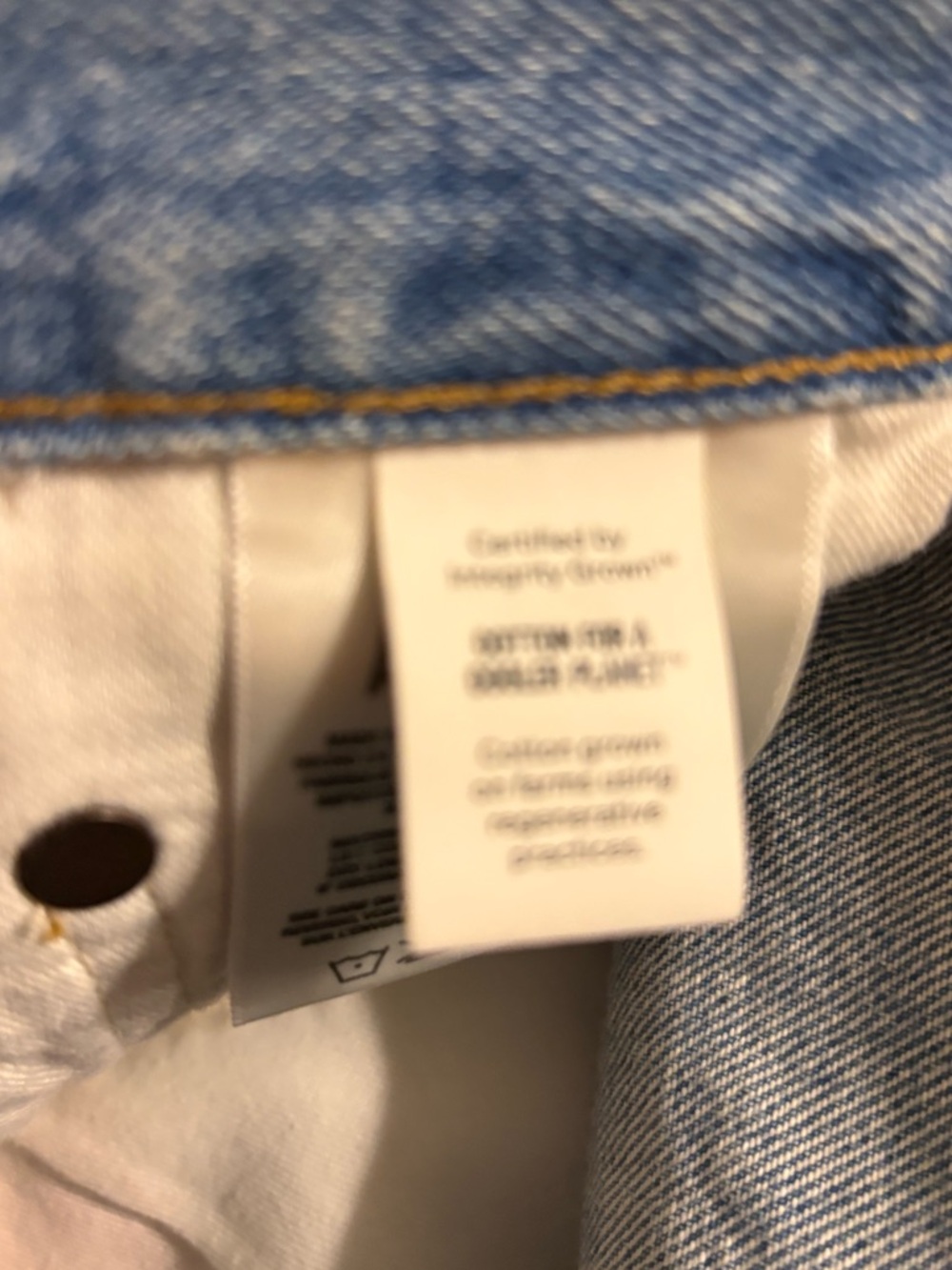 AGOLDE NWT Ridley Short Chant High Rise Vintage Denim Cut Off Jeans Size 26 - Picture 8 of 10